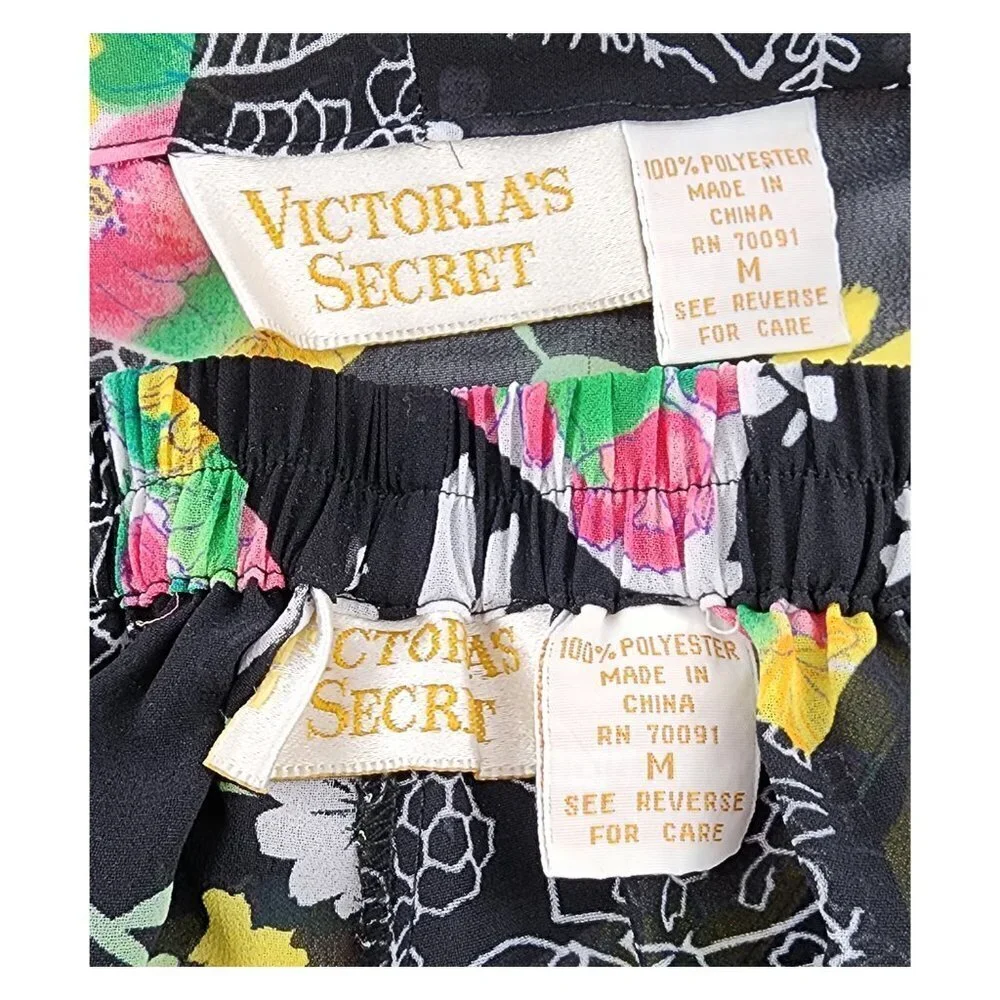 VICTORIA'S‎ SECRET Vintage Floral Pajama Set